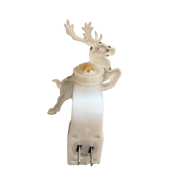 Bath & Body Works Lot of 2 Wallflower Plug ins PRANCING REINDEER and POINSETTIA - Picture 4 of 12